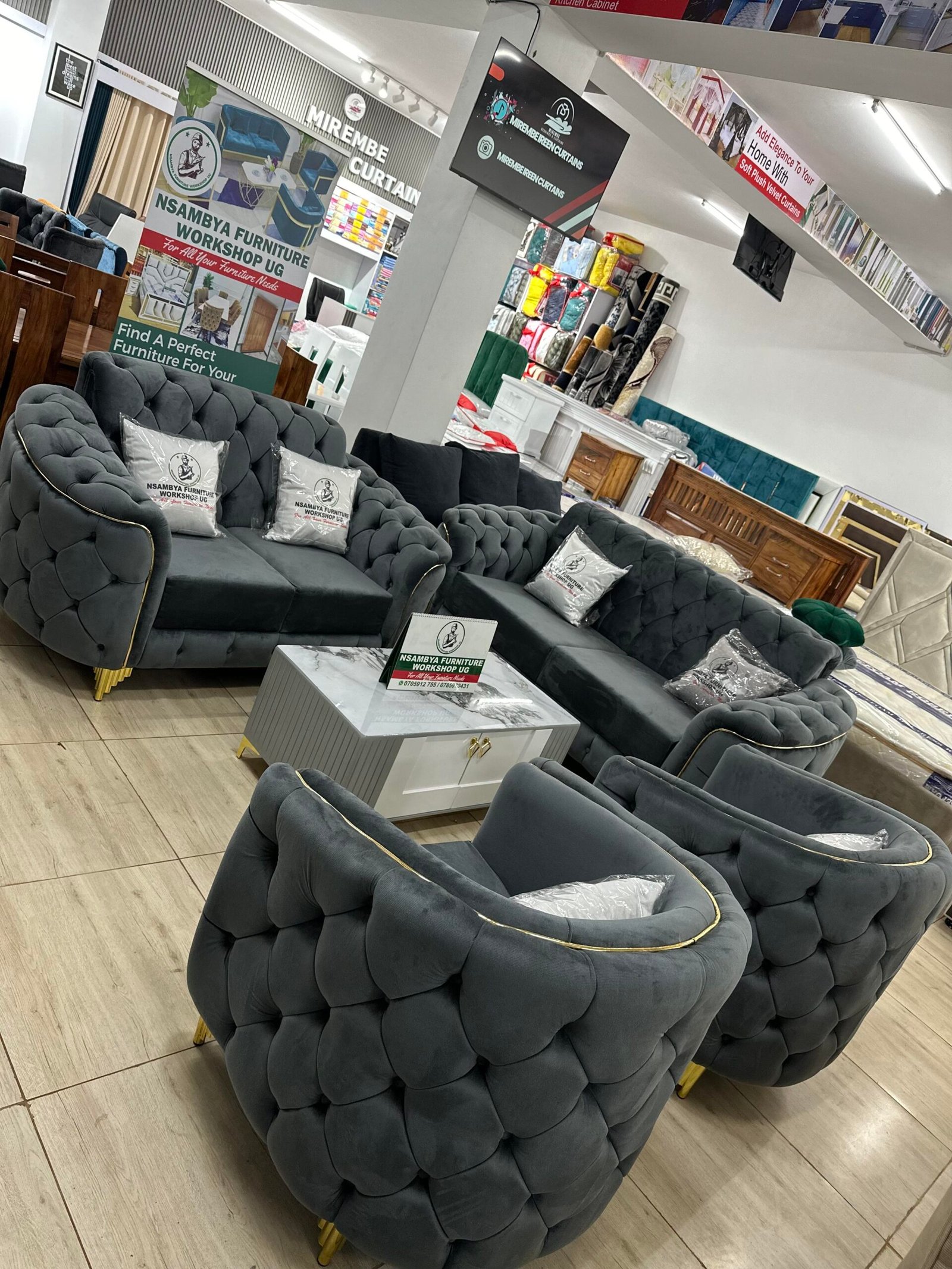 6 Seater Khalifa Sofa Set