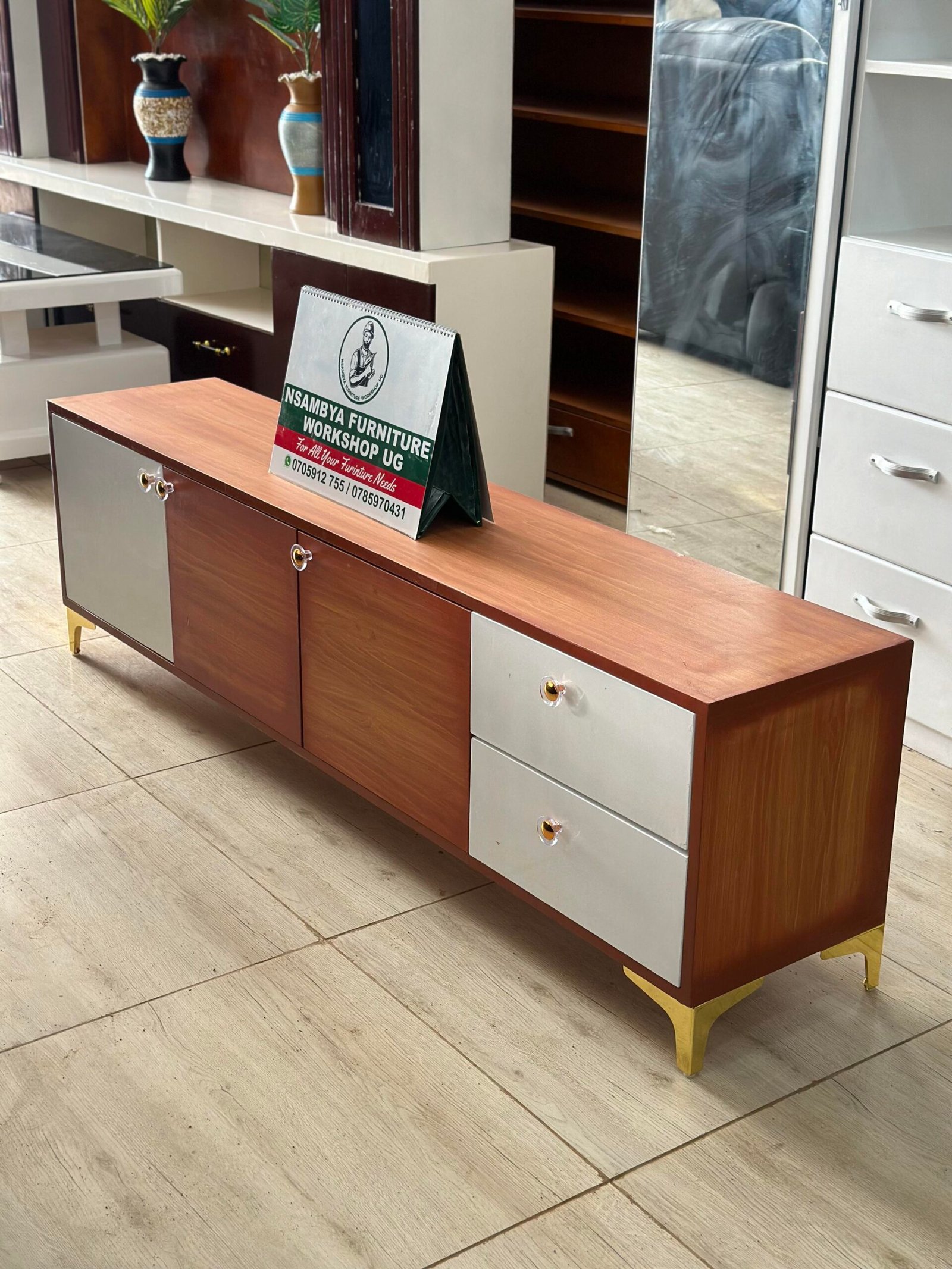 Modern Accent TV Unit