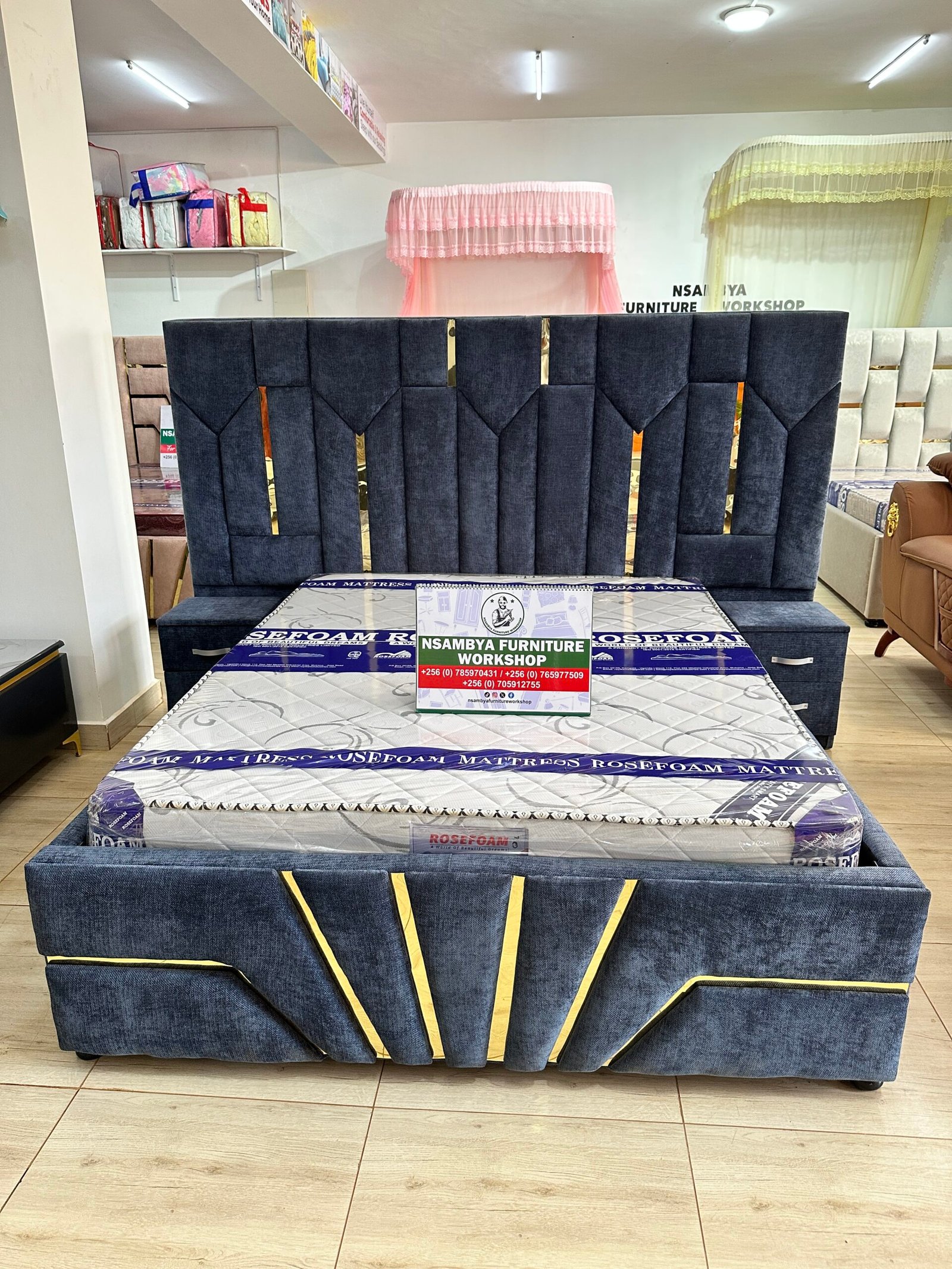 Geometric Midnight Luxe 5×6 Bed