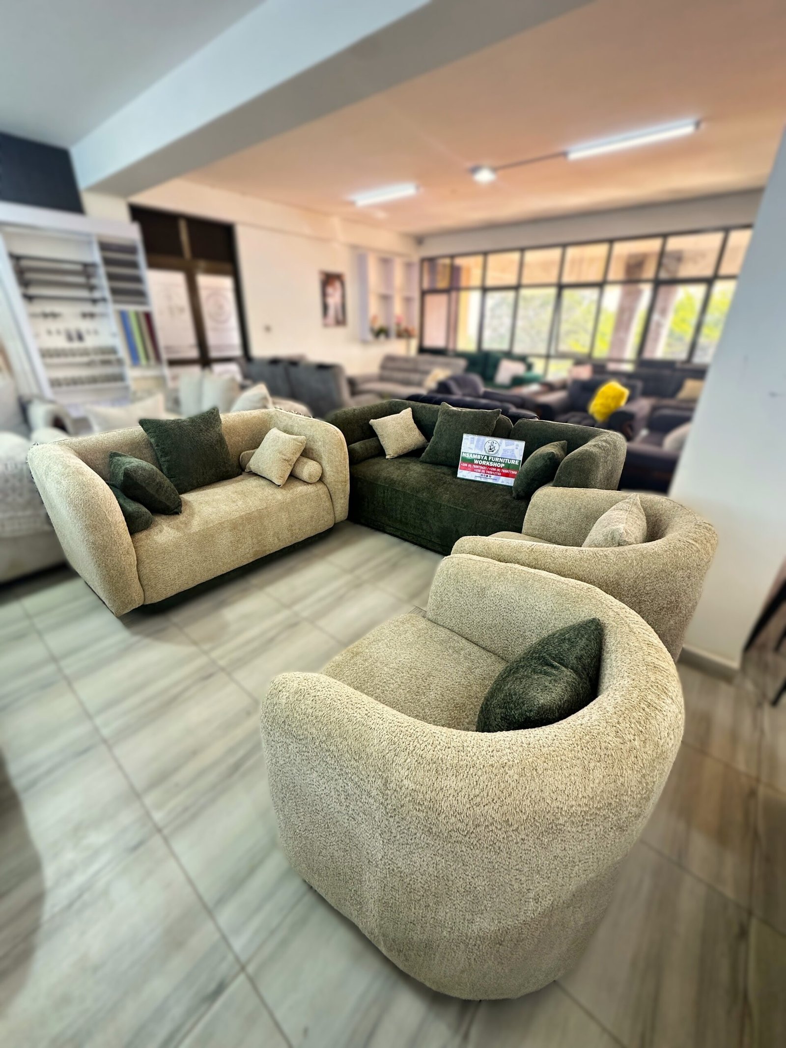 Soft Silhouette 7-Seater Sofa Set