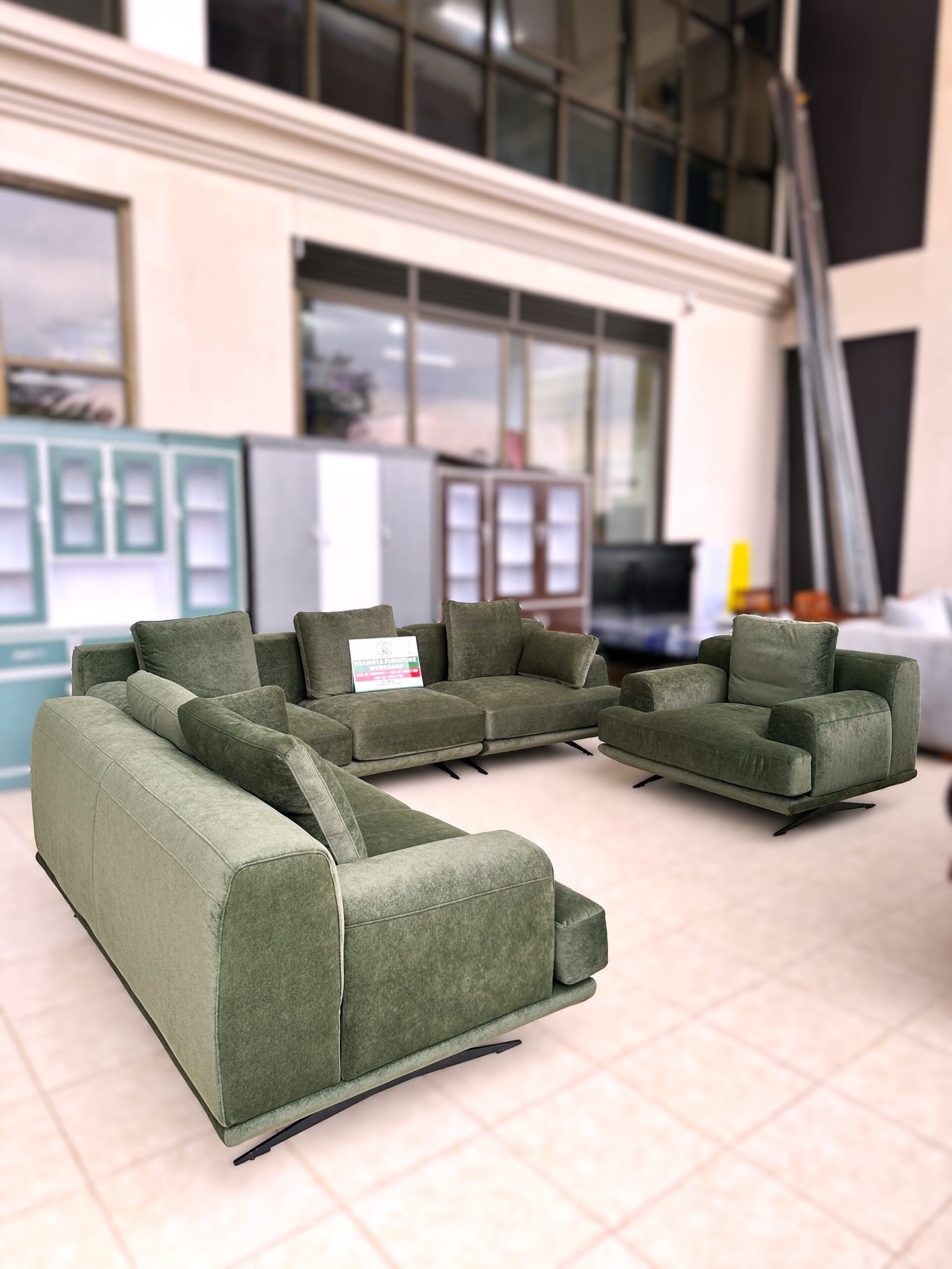 The Verdant Sofa Set
