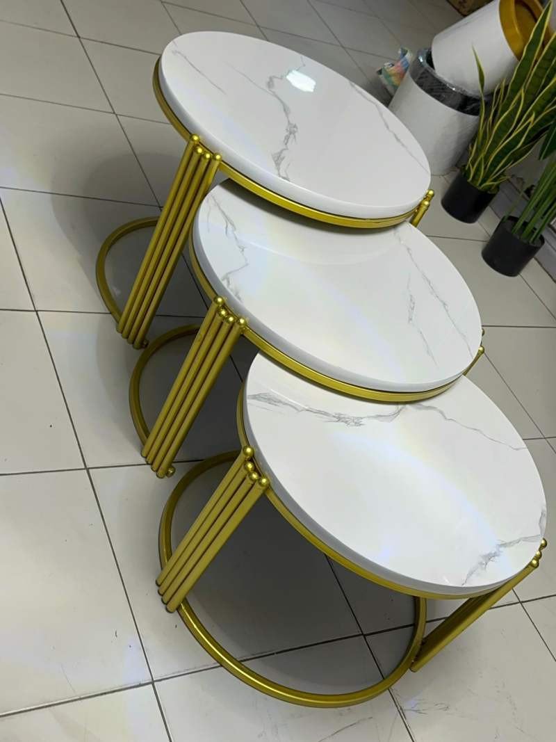 Nesting Marble Tables – 3 Pieces