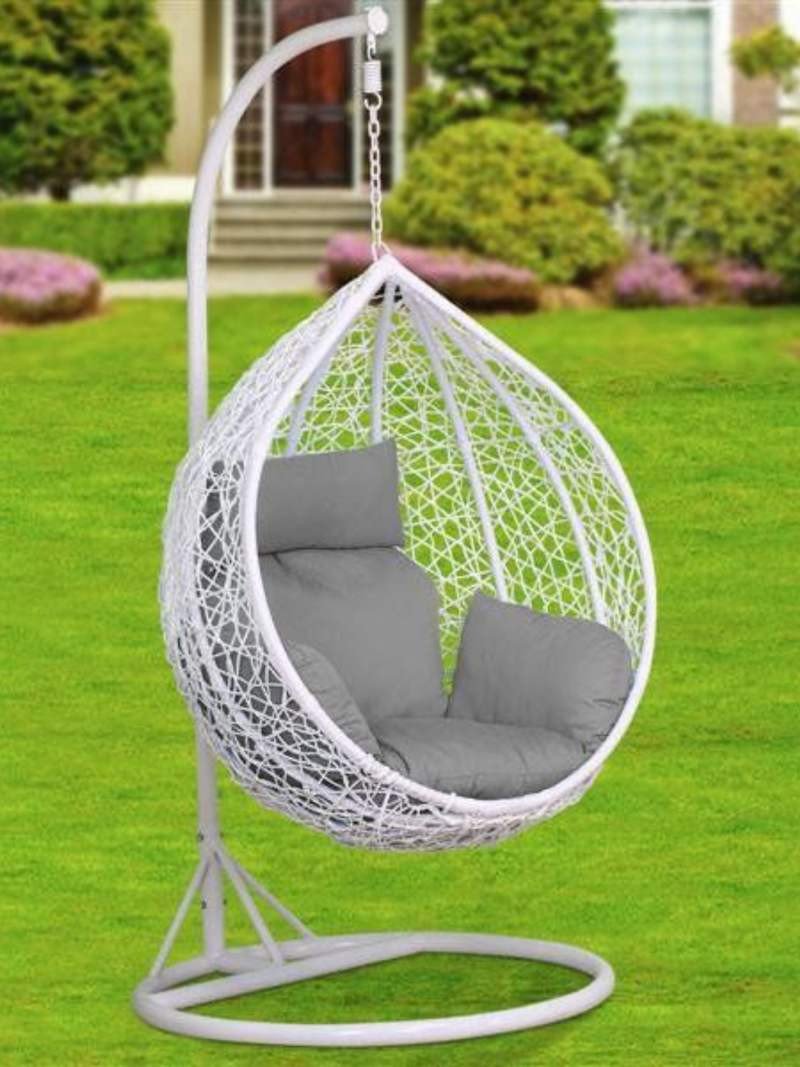 White Swing Chair – Single Seater