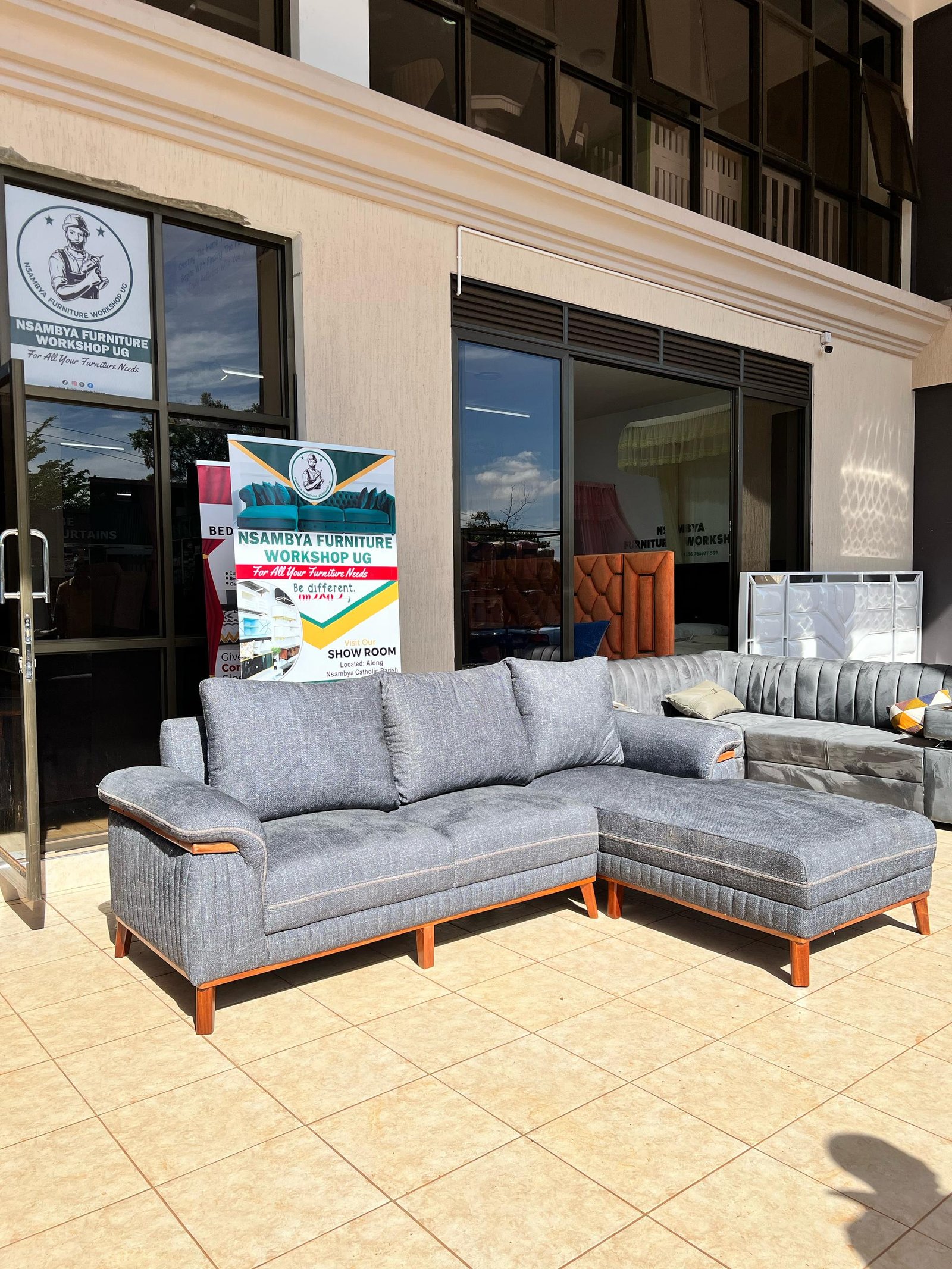 Mini L-Shape Sofa Set - Image 3