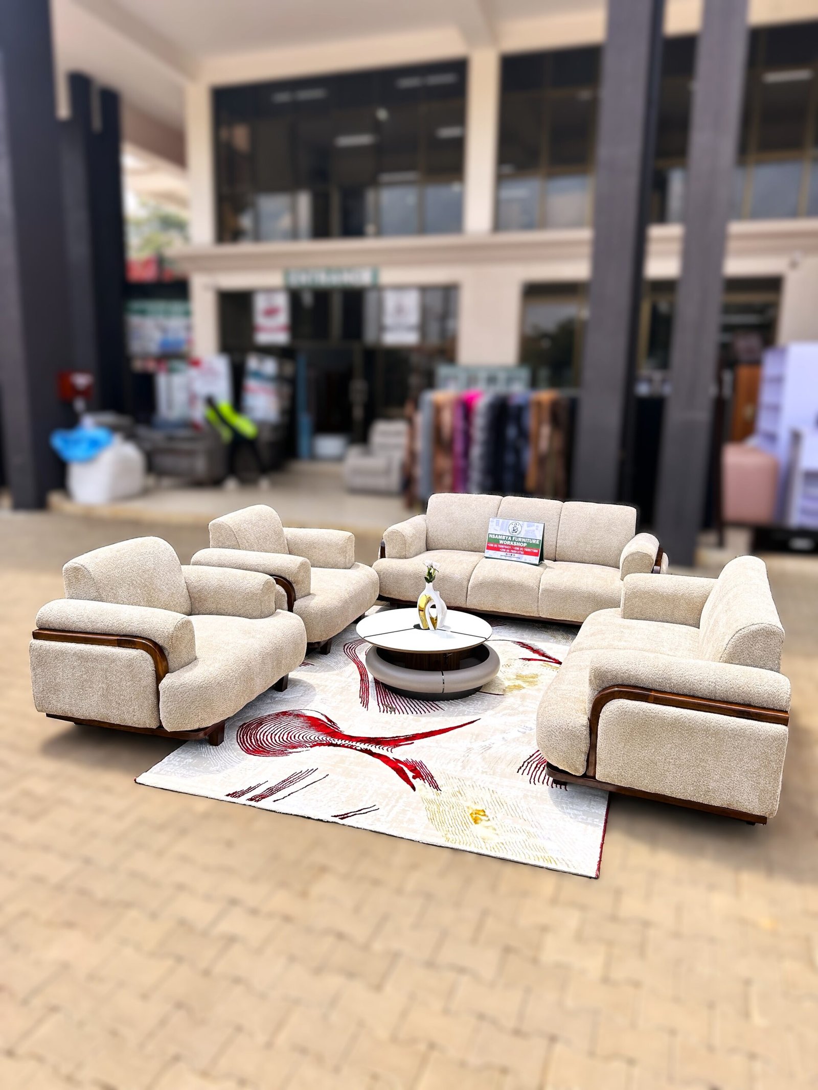 Monaco Curve Sofa Set (7-seater)