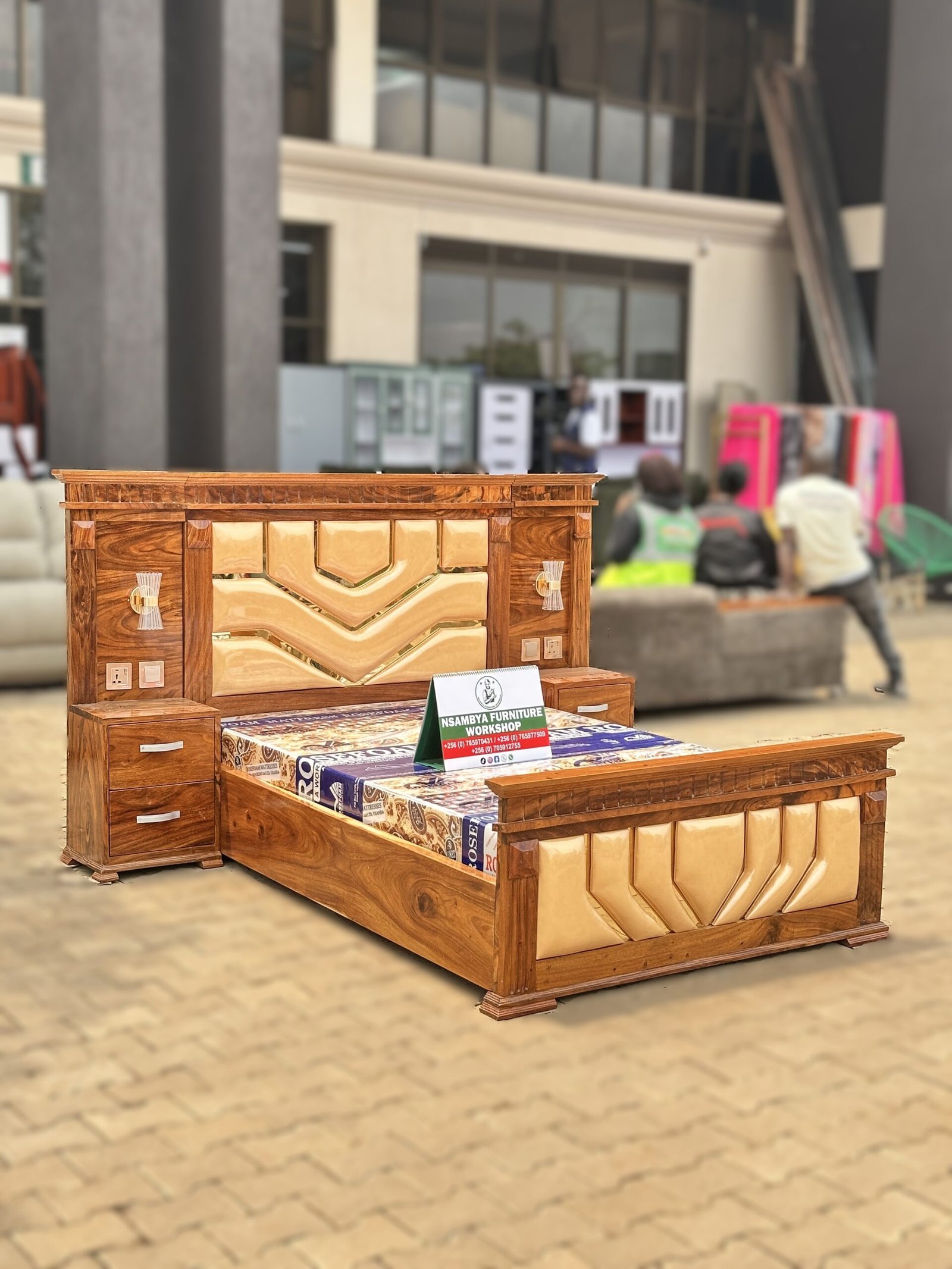 Chrest Wooden Bed